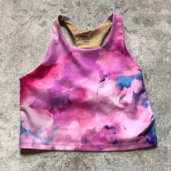 Old Navy Other - Old Navy Powersoft Longline Sports Bra Top Size L 10-12